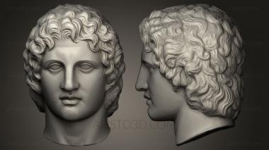 Busts and heads antique and historical (BUSTA_0188) 3D model for CNC machine